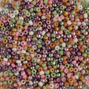 Miyuki Round Seed Beads Size 11/0 2mm, CBMIX138 Mix Magic Earth