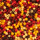 Miyuki Round Seed Beads Size 11/0 2mm, CBMIX82 Mix Wildfire