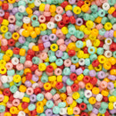 Miyuki Round Seed Beads Size 11/0 2mm, CBMIX96 Mix Happy Carnival, 8 grams