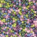 Miyuki Round Seed Beads Size 11/0 2mm, CBMIX98 Mix Hortensia