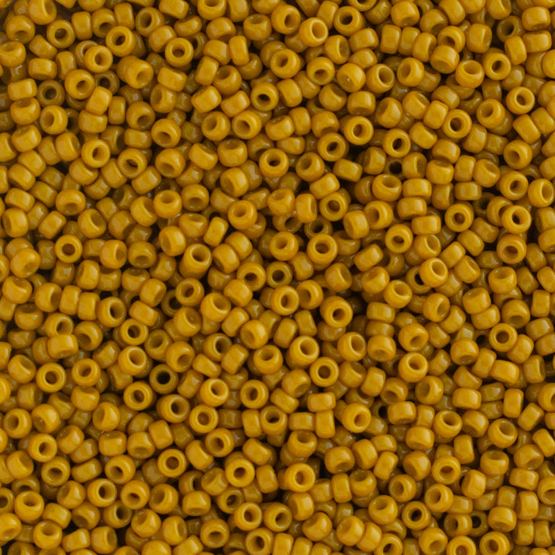 Miyuki Round Seed Beads Size 15/0 1.5mm, 4456 Duracoat Opaque Hawthorne