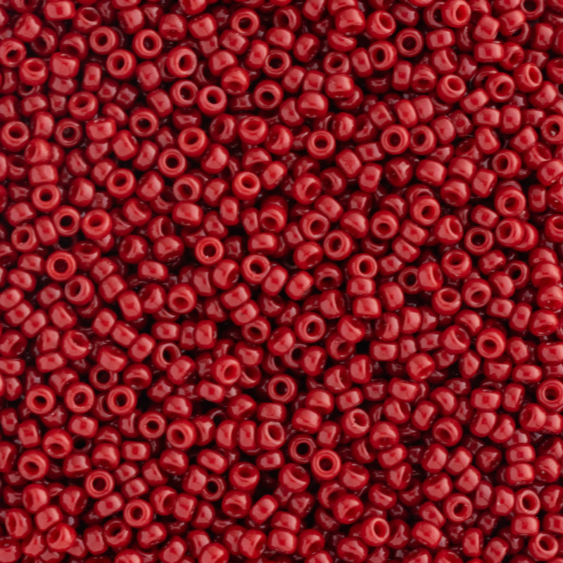 Miyuki Round Seed Beads Size 15/0 1.5mm, 4469 Duracoat Opaque Jujube