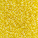 Miyuki Delica Beads Size 10/0 2.2mm, DBM854 Opaque Matte Pale Yellow AB