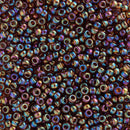Miyuki Round Seed Beads Size 11/0 2mm, 257 Transparent Topaz AB