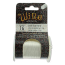 Wire Elements Tarnish Resistant 16 Gauge Wire, Silver - 8 Yards