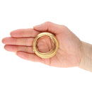 Wire Elements Tranish Resistant Half-Hard Shaped 18 Gauge Square Wire, Gold, 4 Yards/3.66 Meters