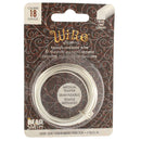 Wire Elements Tranish Resistant Half-Hard Shaped 18 Gauge Square Wire, Silver, 4 Yards/12 Feet