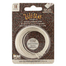 Wire Elements Tranish Resistant Half-Hard Shaped 18 Gauge Twisted Wire, Silver, 2.67 Yards/8 Feet