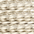 Wire Elements Tranish Resistant Half-Hard Shaped 18 Gauge Twisted Wire, Silver, 2.67 Yards/2.44 Meters