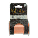 Wire Elements Tarnish Resistant 24 Gauge Wire, Copper - 30 Yards