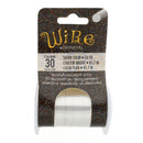 Wire Elements Tarnish Resistant 30 Gauge Wire, Silver - 50 Yards