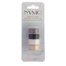 Nymo Nylon Beading Thread, Size-D 0.3mm Thickness, Multi-Pack, Black, White, Cream & Grey, 4 spools - 64 Yards Each