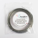 ParaWire Tarnish Resistant 16 Gauge Silver Plated Wire, Hematite - 15 Feet (1.52 Meters)