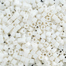 Miyuki Square/Cube Beads 1.8mm, 421 Cream Ceylon