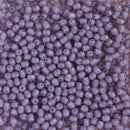 Starman, Czech Fire Polish Glass Beads 2mm, Matte - Milky Amethyst