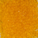 Starman, Czech Fire Polish Glass Beads 3mm, Transparent Jonquil
