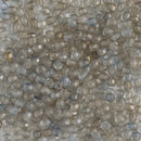 Starman, Czech Fire Polish Glass Beads 3mm, Gold Marbled - Light Sapphire