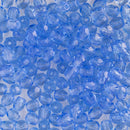 Starman, Czech Fire Polish Glass Beads 4mm, Transparent Sapphire