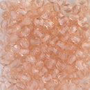 Starman, Czech Fire Polish Glass Beads 4mm, Transparent Rosaline