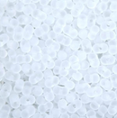 Miyuki Berry Beads 4.5x2.5mm, 131F Matte Transparent Crystal, 8 grams