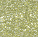 Miyuki Berry Beads 4.5x2.5mm, 1527 Sparkling Celery Lined Crystal, 8 grams