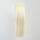 Toho One-G 330dtex 100% Nylon Beading Thread, Size-B, 0.2mm Thickness, Cream, 250 Yards/228.6 Meters