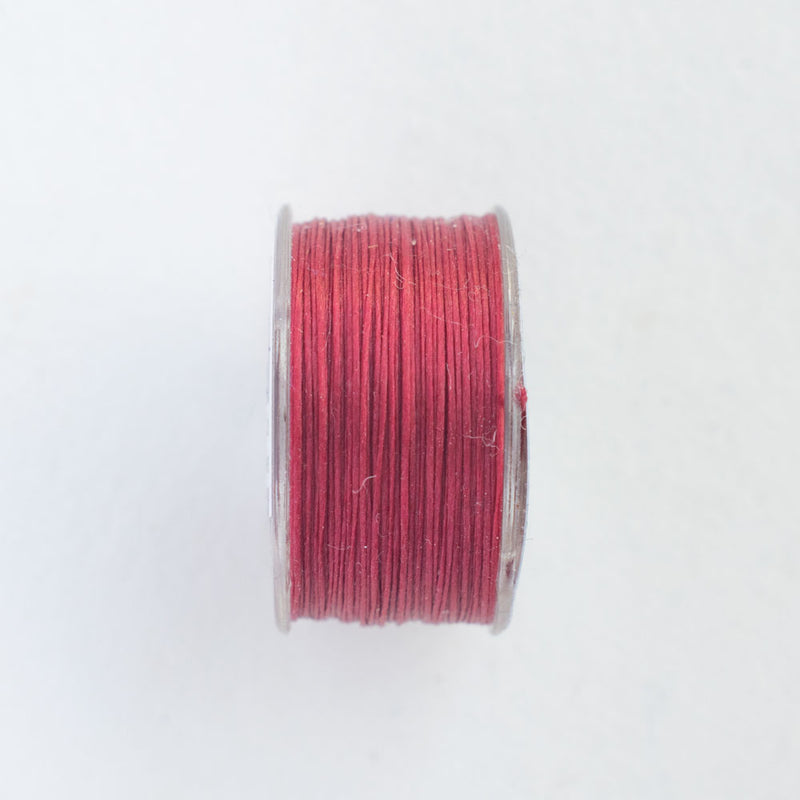 Toho One-G 330dtex 100% Nylon Beading Thread, Size-B, 0.2mm Thickness, Red, 50 Yards