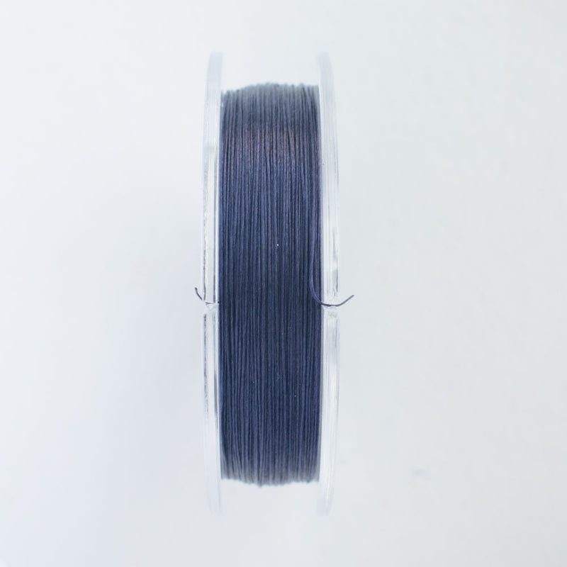 Toho One-G 330dtex 100% Nylon Beading Thread, Size-B, 0.2mm Thickness, Navy, 125 Yards