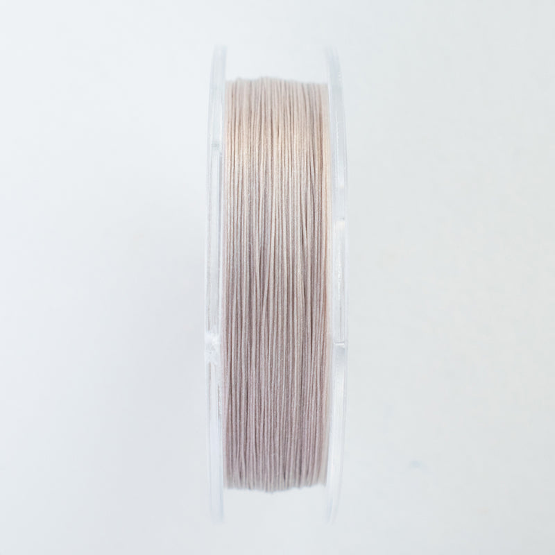 Toho One-G 330dtex 100% Nylon Beading Thread, Size-B, 0.2mm Thickness, Beige, 125 Yards