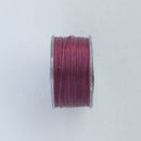 Toho One-G 330dtex 100% Nylon Beading Thread, Size-B, 0.2mm Thickness, Burgundy, 50 Yards/45.72 Meters