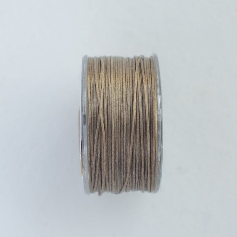 Toho One-G 330dtex 100% Nylon Beading Thread, Size-B, 0.2mm Thickness, Sand Ash, 50 Yards