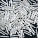Toho Bugle Beads 9mm, 21 Silver-Lined Crystal