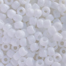 Toho Round Seed Beads Size 3/0 5.5mm, 41 Opaque White