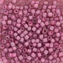 Toho Round Seed Beads Size 8/0 3mm, 959F Inside-Color Frosted Light Amethyst/Pink-Lined