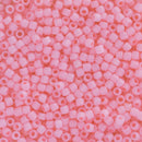 Toho Round Seed Beads Size 11/0 2.2mm, 145F Ceylon Frosted Innocent Pink