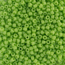 Toho Round Seed Beads Size 11/0 2.2mm, 44 Opaque Sour Apple