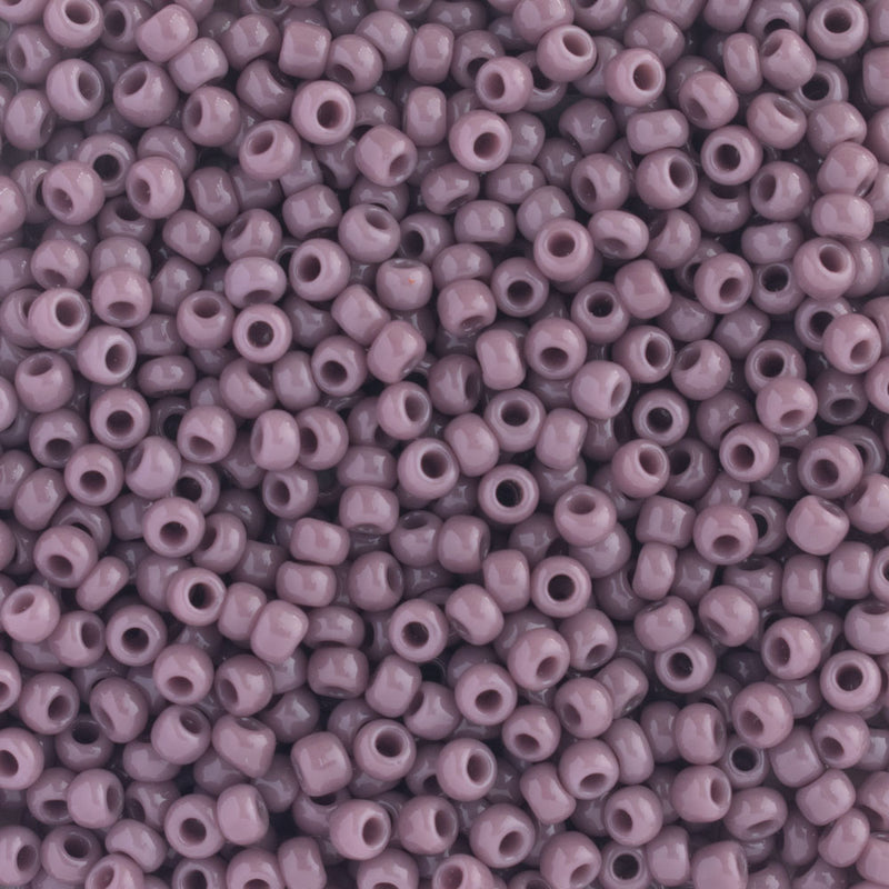 Toho Round Seed Beads Size 11/0 2.2mm, 52 Opaque Lavender