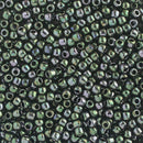 Toho Round Seed Beads Size 11/0 2.2mm, 89 Metallic Moss