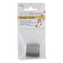 The BeadSmith Basic Elements Stainless Steel Bead Chain, 8 Meters
