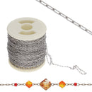 The BeadSmith Basic Elements Stainless Steel Bead Chain, 8 Meters