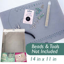 Treasure Mat 11 X 14 inches (27.94 x 35.56 cm), Non-Slip Bead Mat