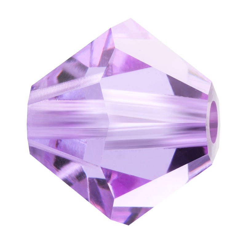 Preciosa - Bicone Crystal Beads 3mm, Violet