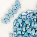 Les Perles Par Puca - Amos Par Puca 5x8mm, Chalk Blue Luster