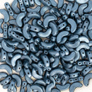 Les Perles Par Puca - Arcos Par Puca 4x10mm, Metallic Suede - Dark Blue