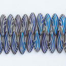 Czech Dagger Beads 5x16mm, 1-Hole, Crystal Laser Wing Matte