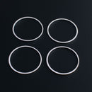 Beadalon, Connectors / Links / Beading Frames / Open Back Bezel Frames - Round with Flat Sides, Silver 25 mm, 10 Pieces