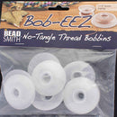 The BeadSmith Bob-EEZ No Tangle Thread Bobbins 1 7/8 inch(4.76cm) - 8 Bobbins