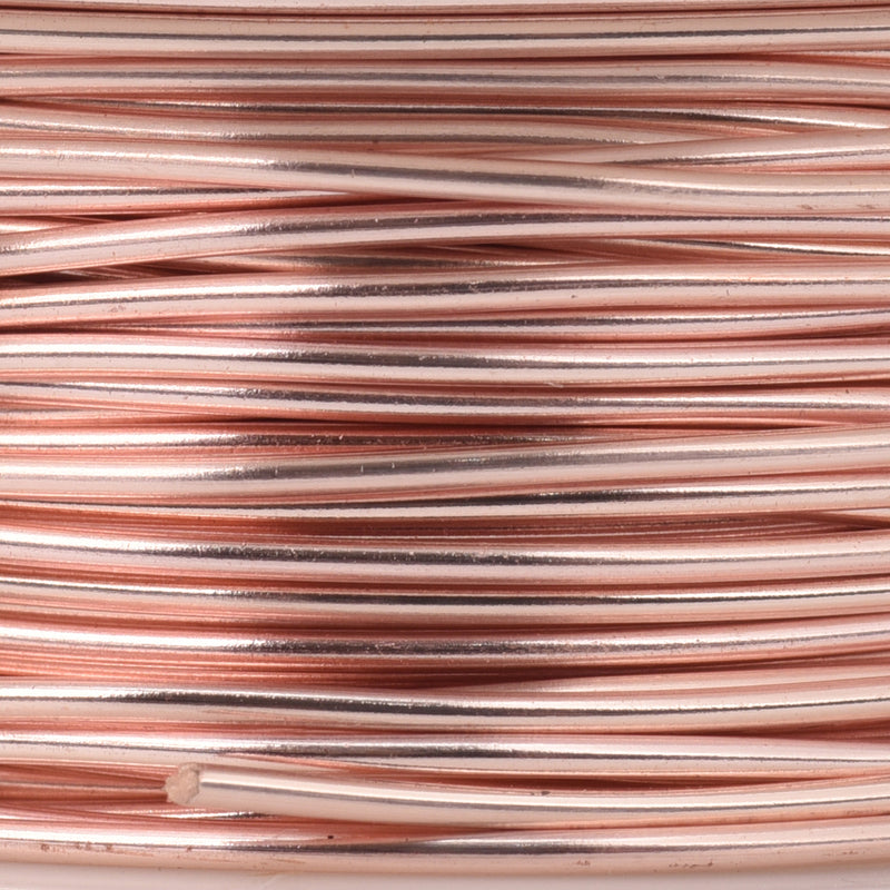 Wire Elements Tarnish Resistant Soft Temper 20 Gauge Wire, Rose Gold, 6 Yards