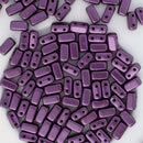 CzechMates - Brick Beads 6x3x3mm, Pastel Bordeaux