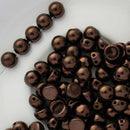 CzechMates - Cabochon Beads 7mm, Dark Bronze